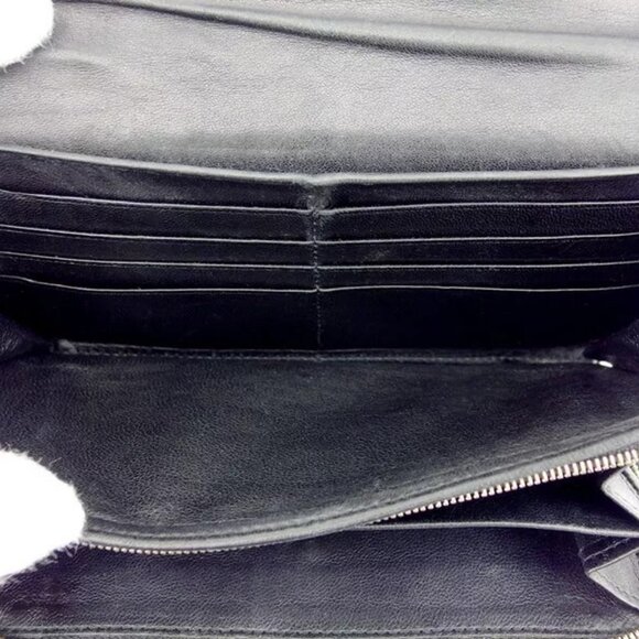 BOTTEGA VENETA Long Wallet Intrecciato Leather Authentic Used - Picture 8 of 10